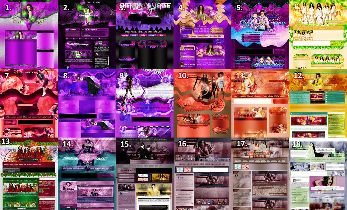 CherryUniverse Design Evolution #2 by BrielleFantasy