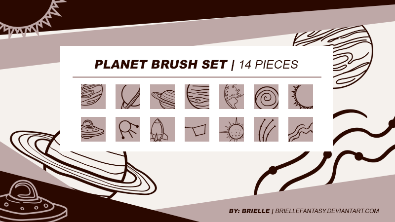 Planet Brush Set | FREE