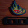 Tool Logo with Eye Painted Wood Piece