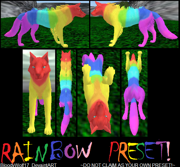 Rainbow Wolf Preset