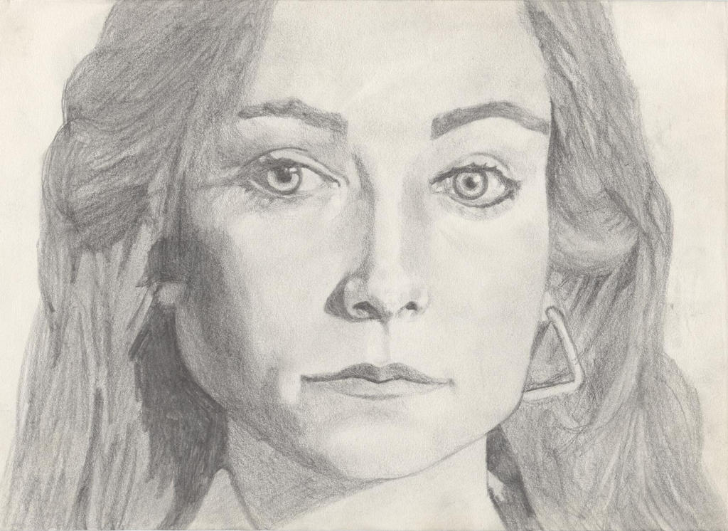 Theresa Russell drawing from 2000 by MontanasBananas on DeviantArt