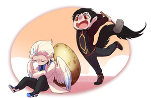 Waiting for the Egg- Or Not by Reyniki Waiting for the Egg- Or Not by Reyniki