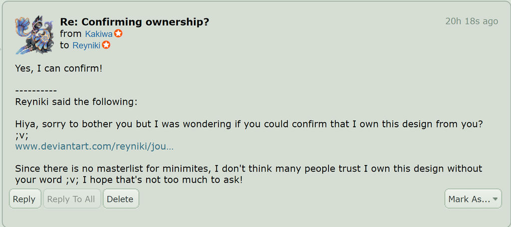Minimite confirmation by Reyniki Minimite confirmation by Reyniki