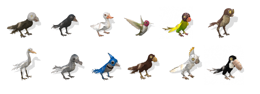 Ultimate Bird Simulator All Playables by Dionellbebe3 on DeviantArt