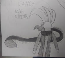 Another drawing of Fancy Warrior.