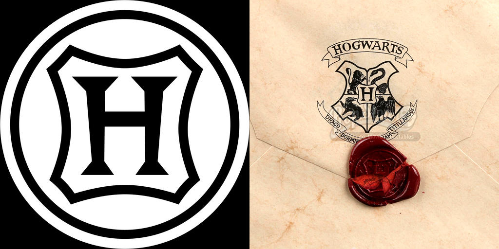 Hogwarts 'H' wax seal by kdlp313 on DeviantArt