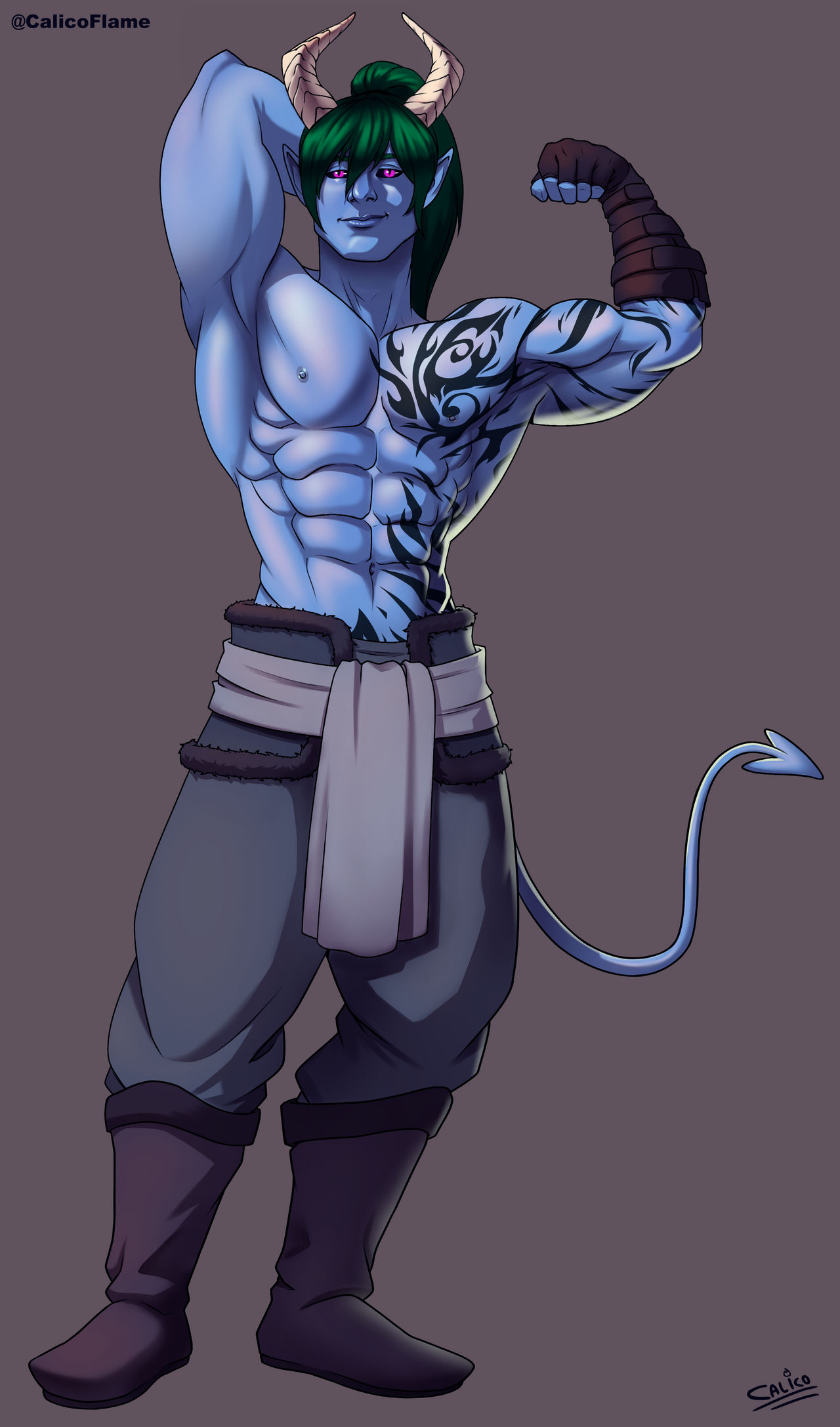 Shaman Raz (Commission) Raz by CalicoFlame on DeviantArt