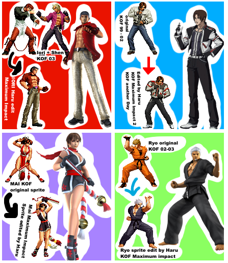 Kof R1 Sprites KOF Sprites MI style part 1 by HaruEta on DeviantArt