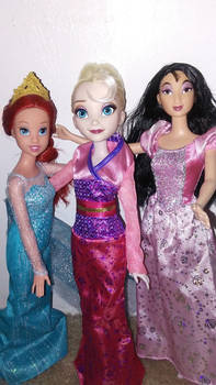 Full Body Disney Princess Dolls