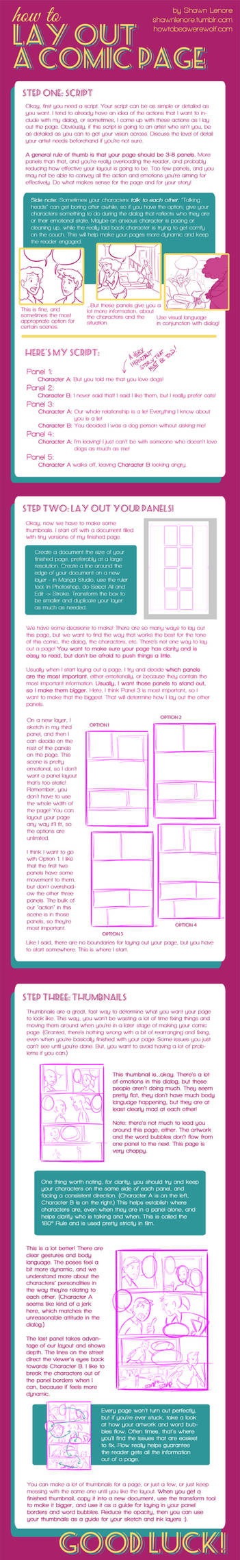 How to Lay Out a Comic Page