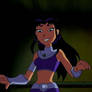 Blackfire in Starfire's clothes