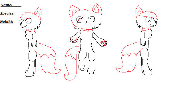 Female Furry ref sheet base by dragonite224 on DeviantArt