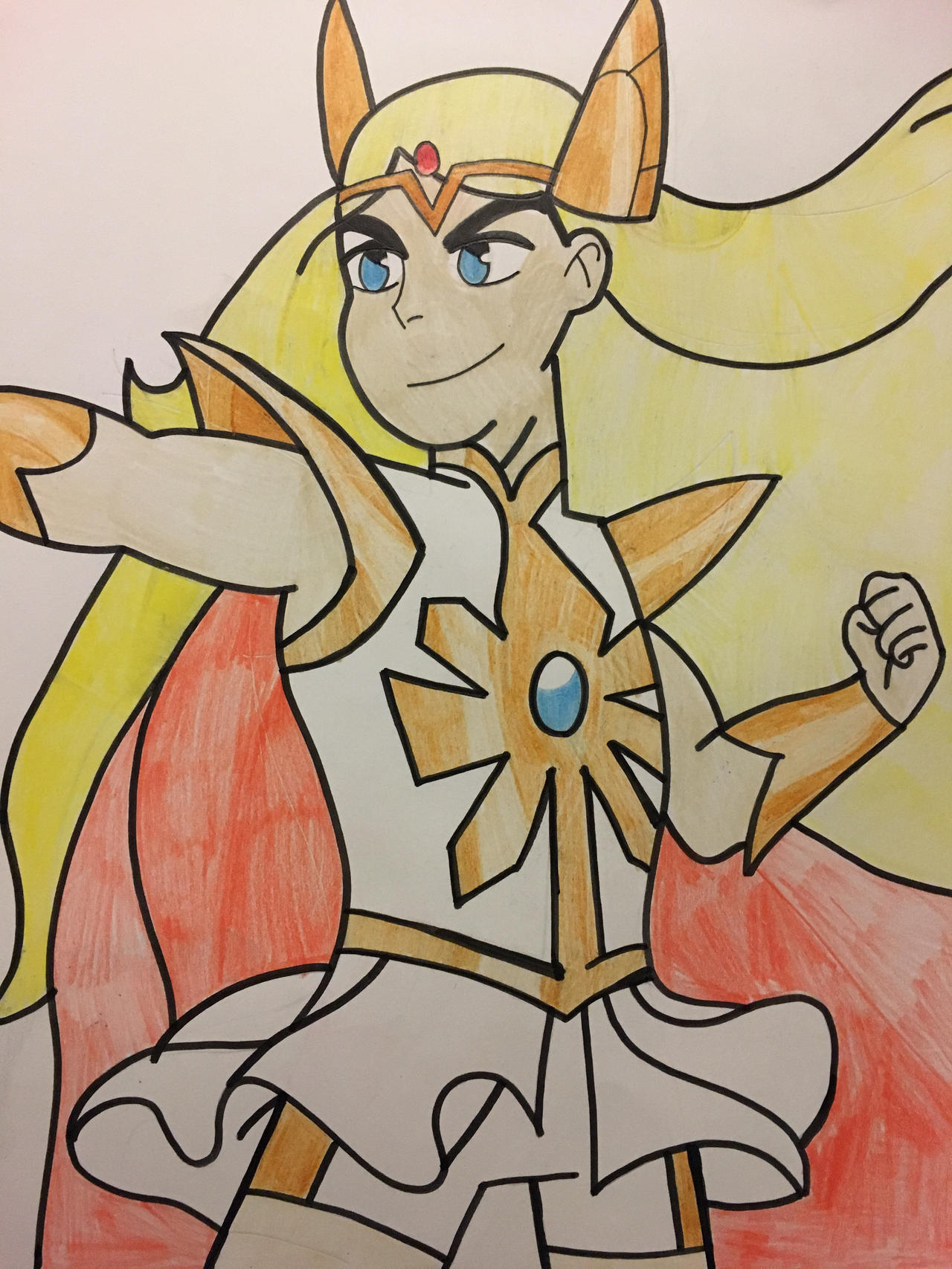 She Ra Human She Ra by AnimeToon95 on DeviantArt