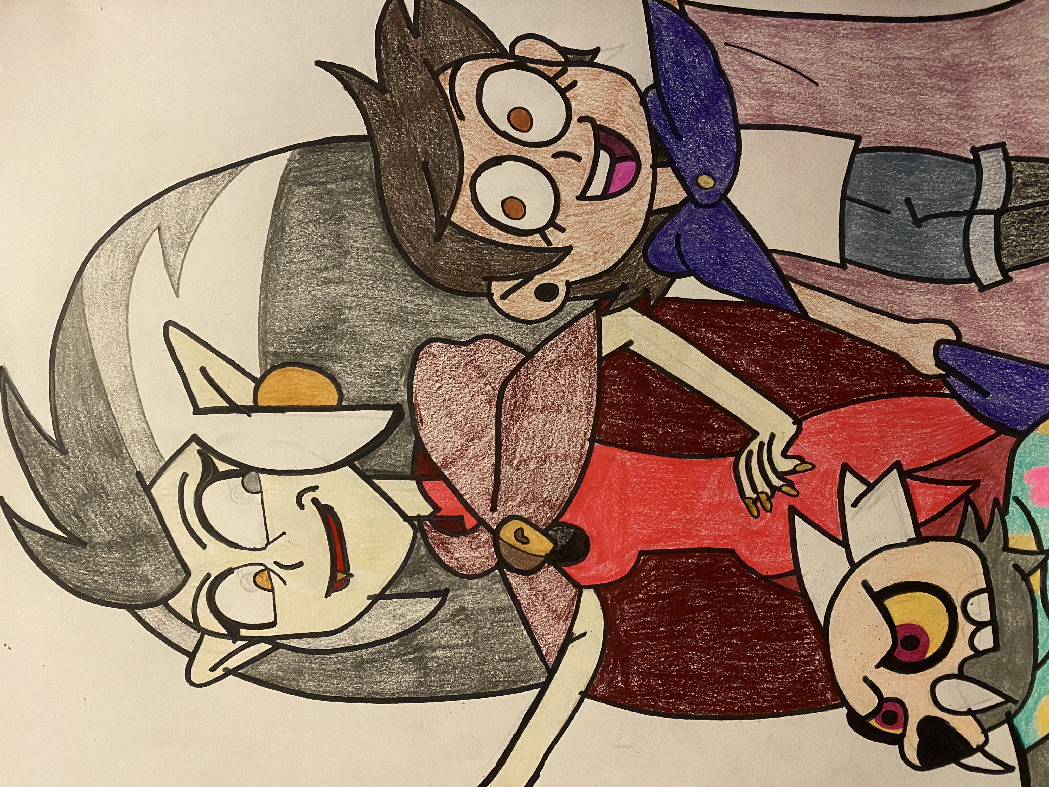 Luz, Eda, and King (The Owl House Season 2) by AnimeToon95 on DeviantArt