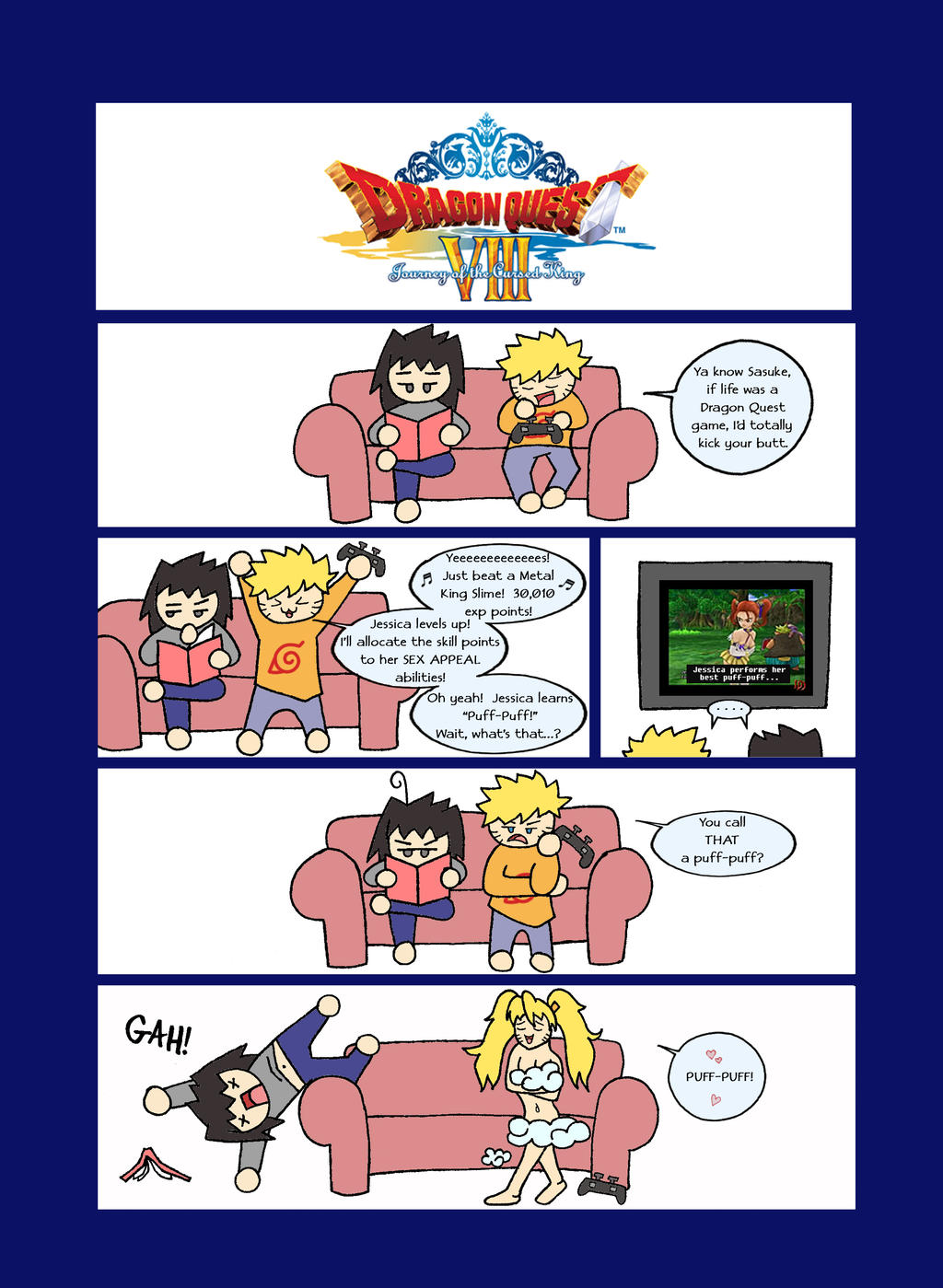 Dragon Quest Naruto Style By Sweetduke On Deviantart