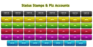 Status Stamps + Plz Accounts
