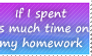 Procrastination Stamp