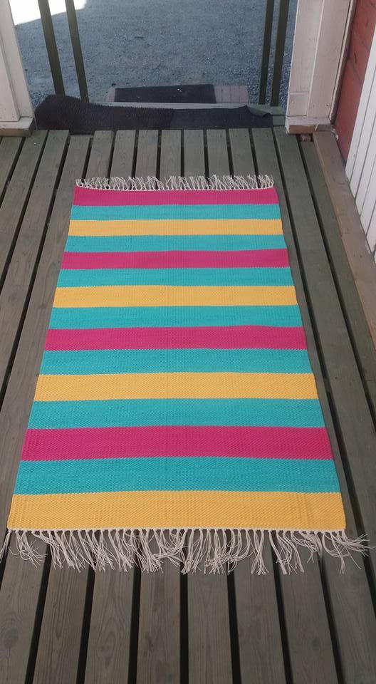 Colourful rug by annikatheman on DeviantArt