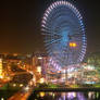 Amusement park by night