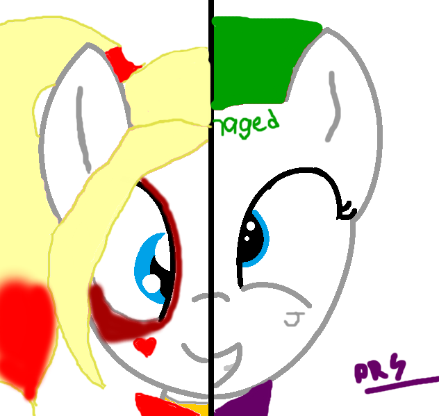 Mlp Harley and Joke ( Suicide Squad versions )