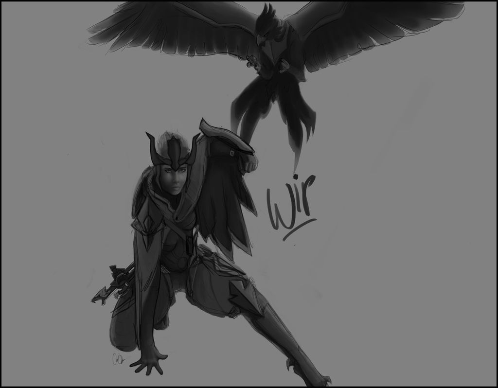 Quinn And Valor - LoL wip