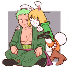 zoro and carrot because i think theyre epic