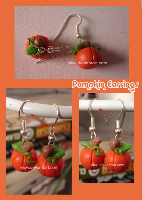 Pumpkin Earrings