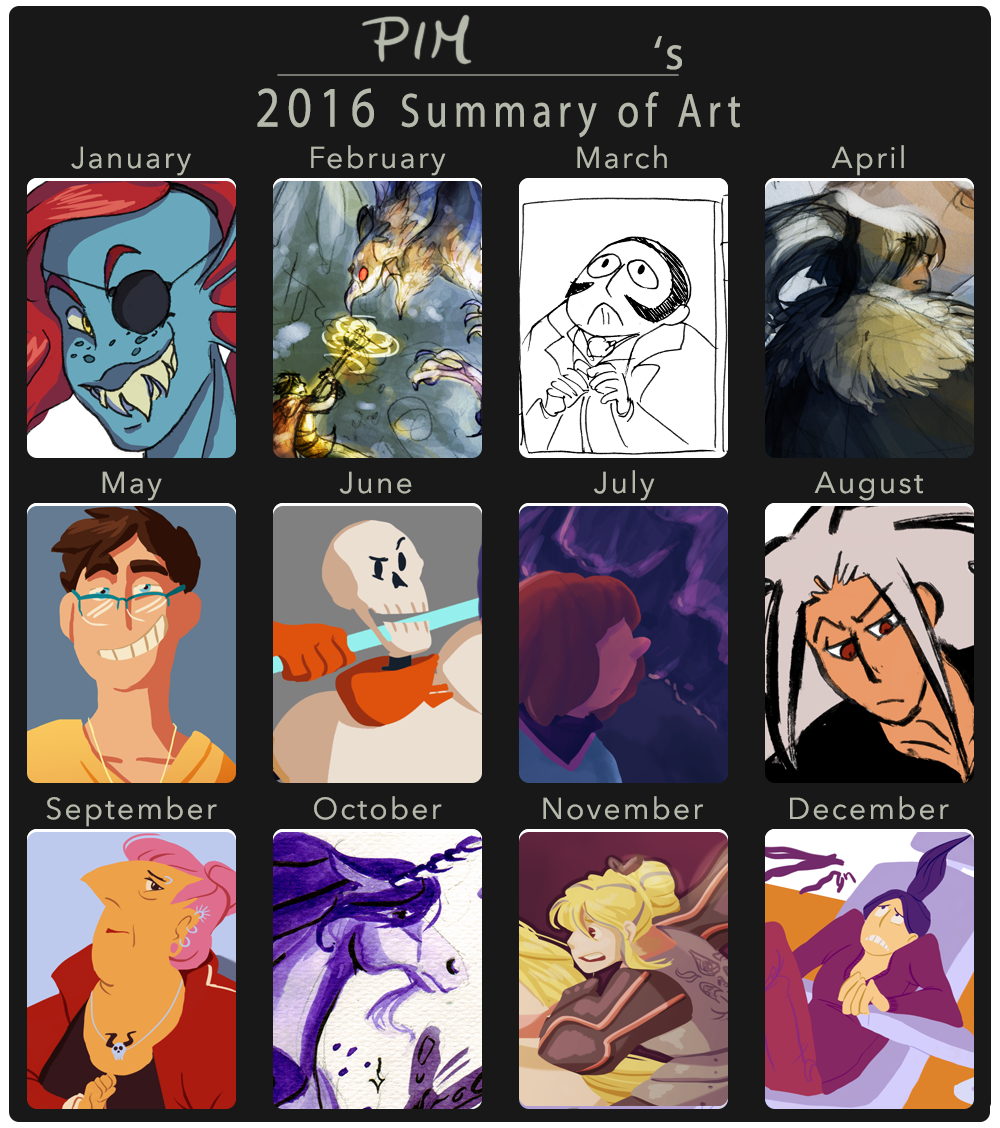 2016 Art Summary Meme