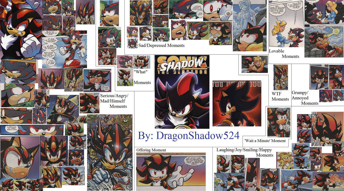 Shadow's Expressions by DragonShadow524 on DeviantArt