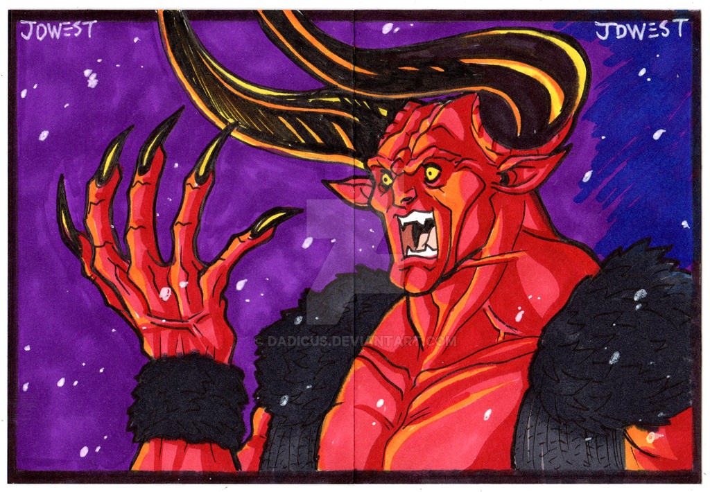 THE LORD OF DARKNESS Sketch cards