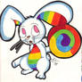 Different rainbow bunny w_Loli