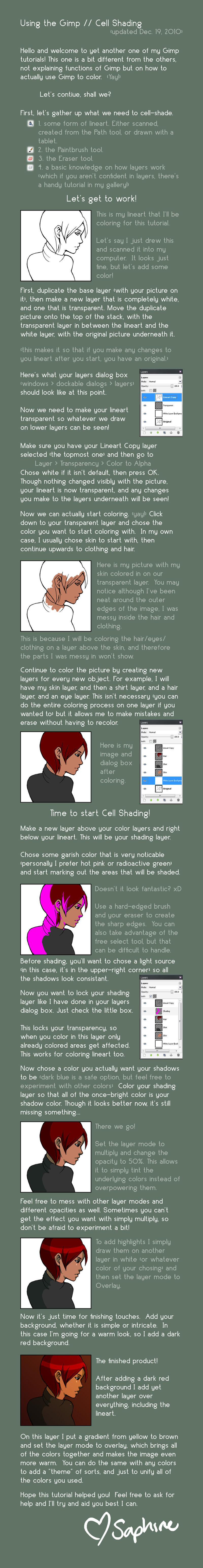 Using The GIMP :: Cell-shading