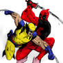 Deadpool vs Wolverine.