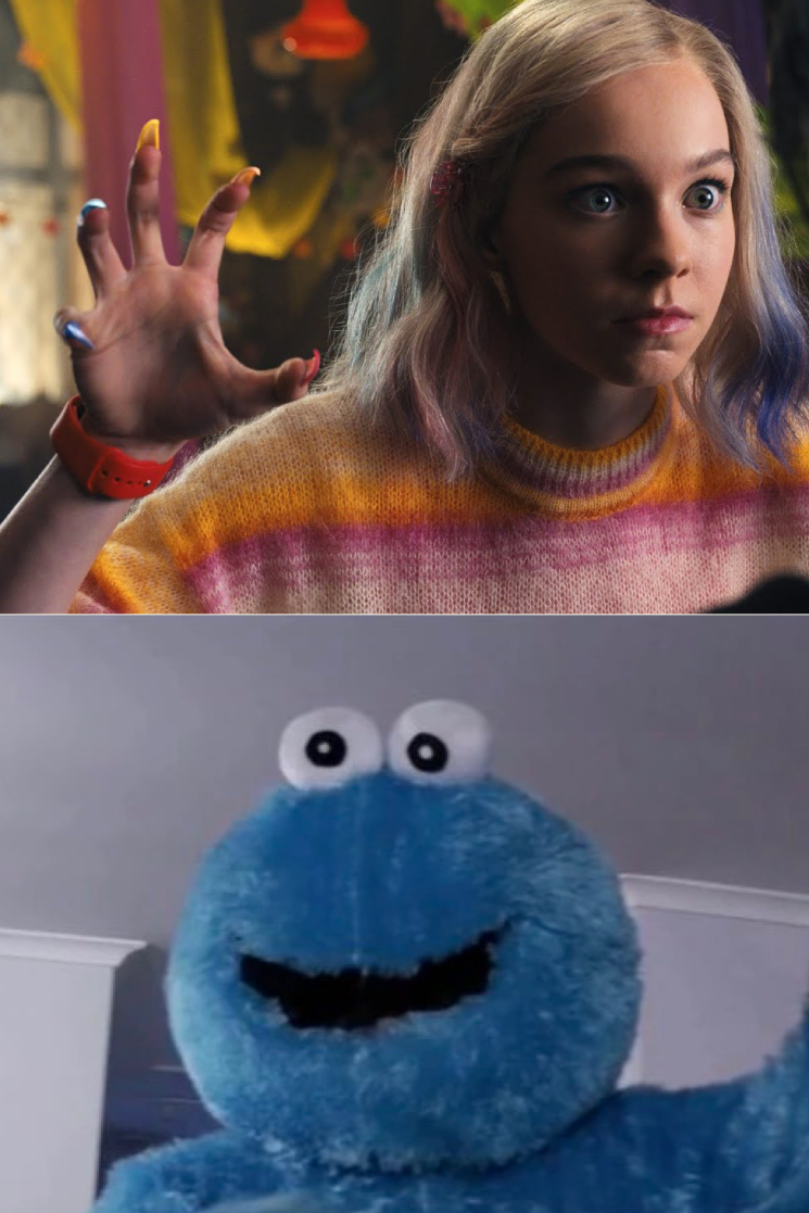 Cookie Monster Racka Racka Enid Sinclair vs cookie Monster rackaracka by 2000crack on DeviantArt