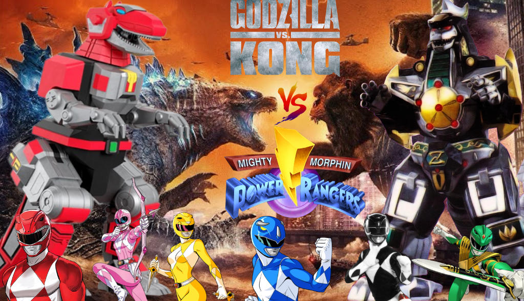 Godzilla vs kong vs mighty morphin power rangers by 2000crack on DeviantArt
