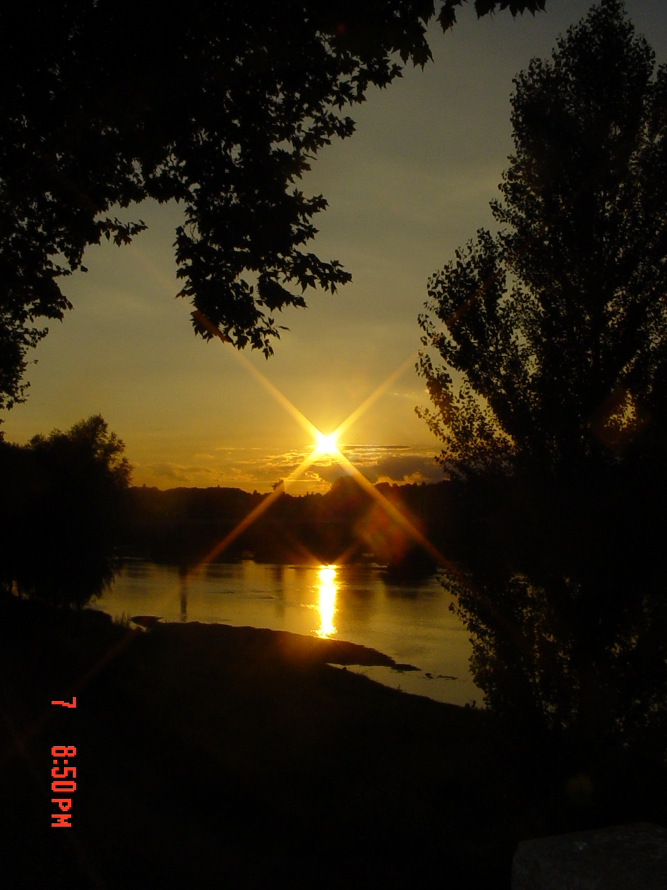 Sunset on Loire