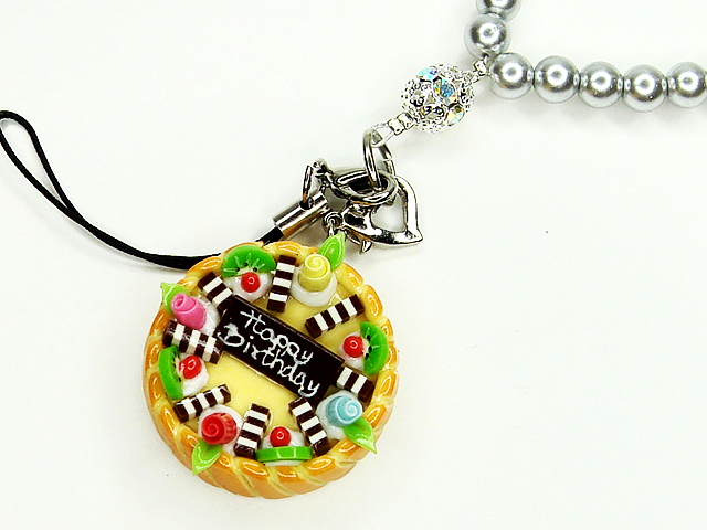 Fruit Tart Cell Phone Strap