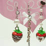 Strawberry Chocolate Earrings