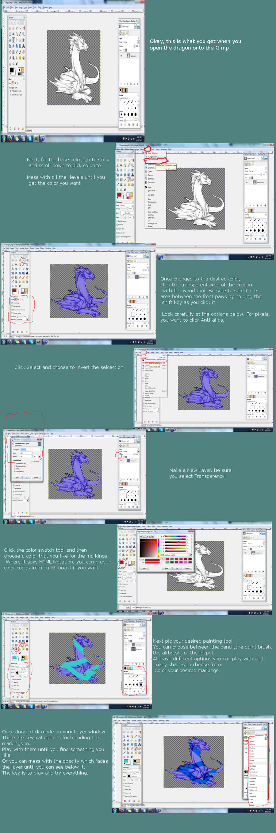 Coloring tutorial by kusuri on DeviantArt