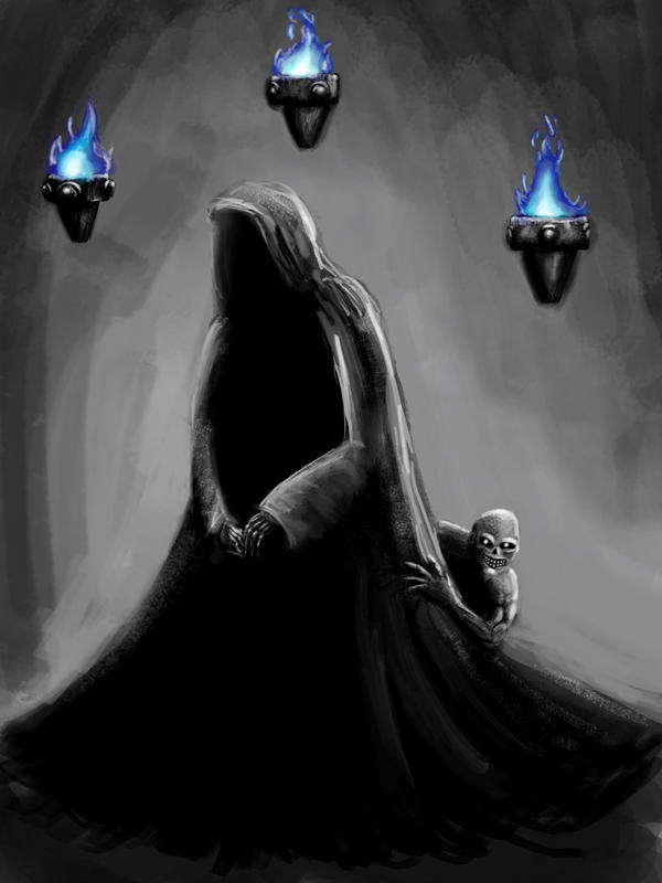 Net Lizard Darkness and blue flames by Netlizard on DeviantArt