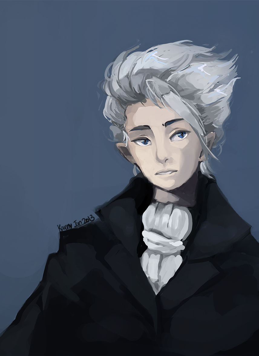 Some Guy Who Has Silver Hair But Isn T Old By Pepperina On Deviantart