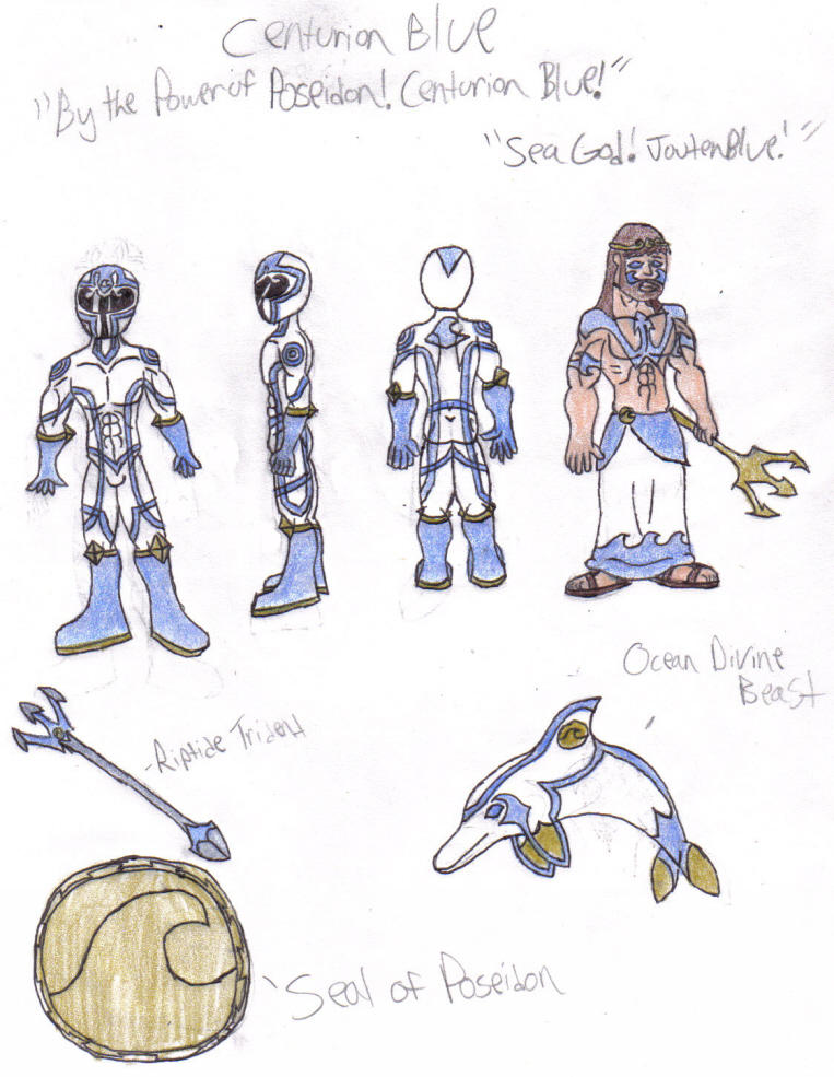 Power Ranger Rome Centurion PRC Blue Centurion Ranger by werewolfwannabe1224 on DeviantArt