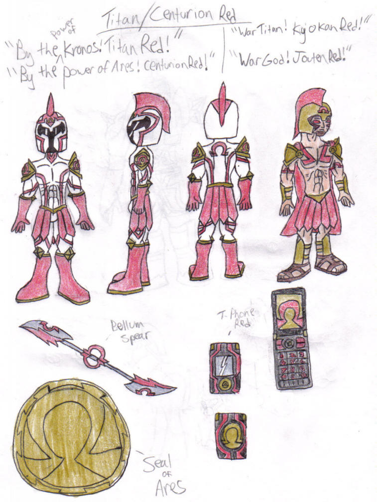 Power Ranger Rome Centurion PRC Red Titan-Centurion Ranger by werewolfwannabe1224 on DeviantArt