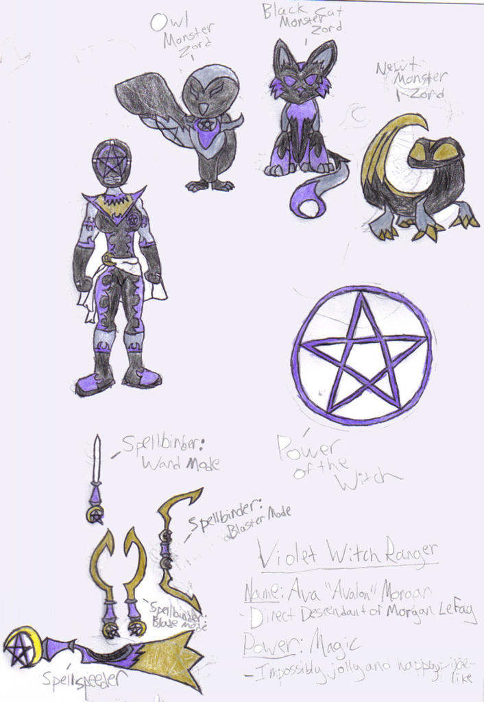 Witch Ranger PRMB Witch Ranger by werewolfwannabe1224 on DeviantArt