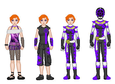 Witch Ranger PRMB Witch Ranger Paint by werewolfwannabe1224 on DeviantArt