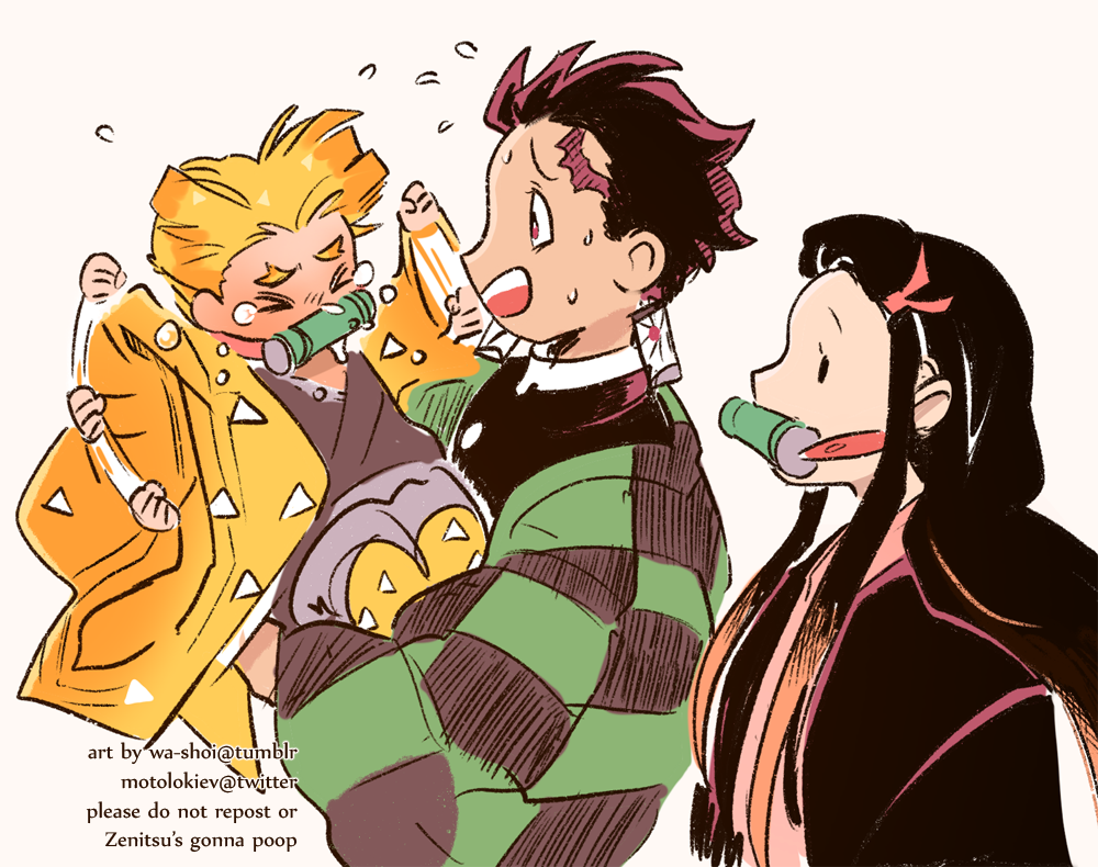 Zenitsu But He S Also A Demon Baby By Motolokiev On Deviantart Zenitsu But He S Also A Demon Baby By Motolokiev On Deviantart