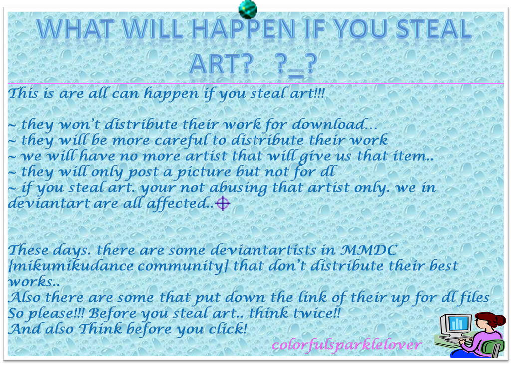 Don T Steal Art By Colorfulsparklelover On Deviantart Don T Steal Art By Colorfulsparklelover On Deviantart