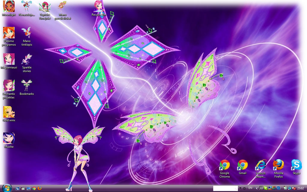 My desktop of Winx by WinxSparkle on DeviantArt