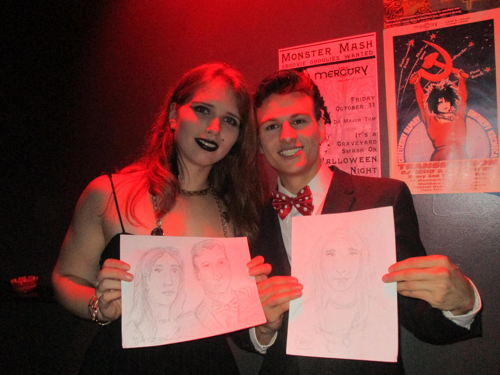 Conrad and Tasha Holding Quick Drawing I