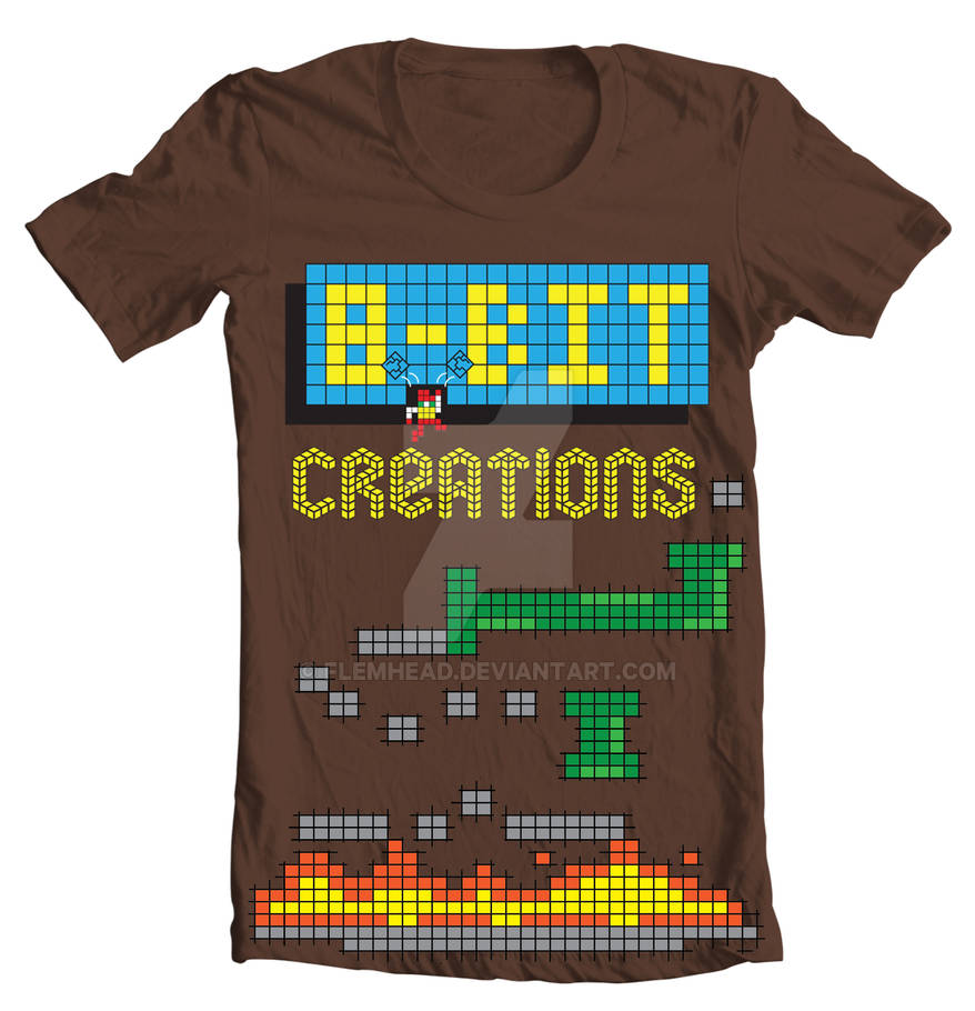 Level Complete 8 Bit Style 8-bit Creations 'Level' shirt by Flemhead on DeviantArt
